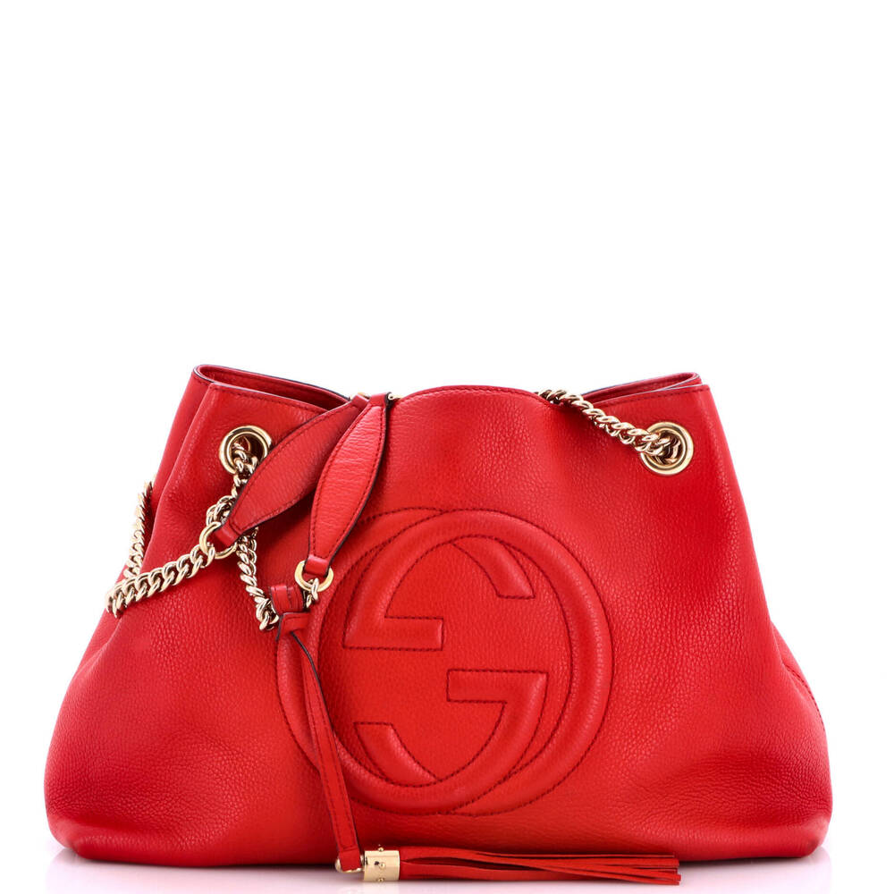 Gucci Medium Soho Chain Strap Shoulder Bag Leather